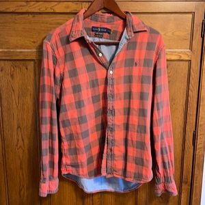 Polo by Ralph Lauren red flannel long sleeve size large
